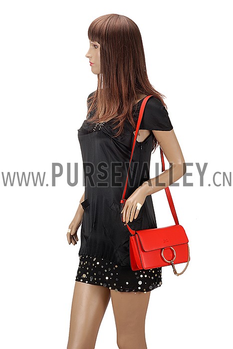 Chloe Faye Small Bag Red