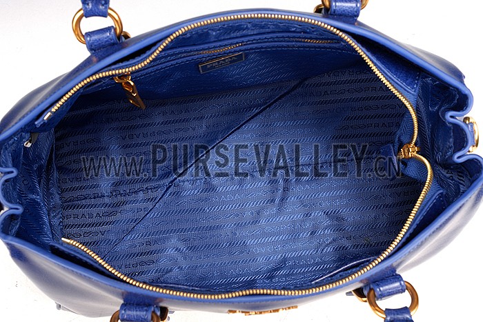 Prada Classic Top Handle Blue