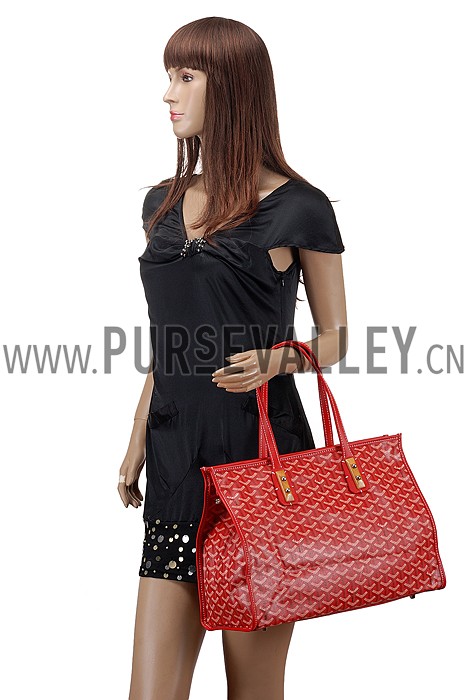Goyard Marquises Red Tote 18926628