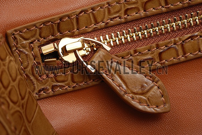 Fendi Small Peekaboo Tan Leather Bag 608303