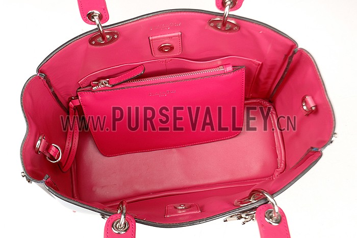 Diorissimo Medium Light Blue, Dark Blue and Rose Pink City Bag