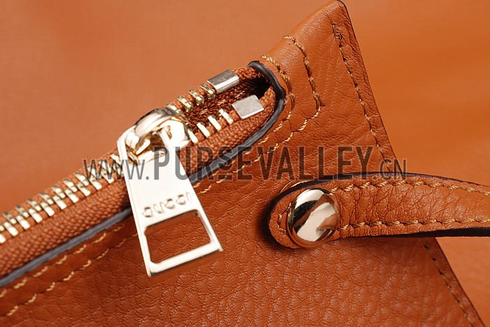 Gucci Jackie Soft Leather Hobo Brown