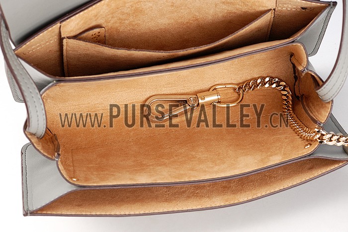 Chloe Faye Small Bag Grey and Python Pattern