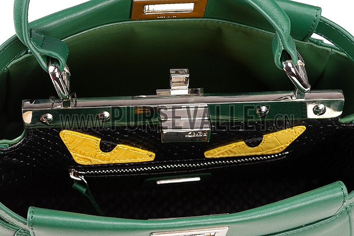 Fendi Peekaboo Mini Green Bag