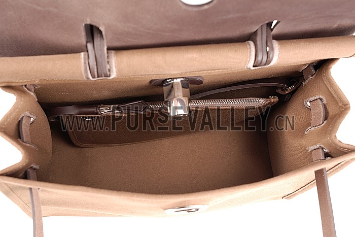 Hermes Herbag Brown