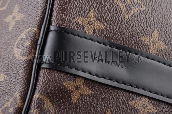 Louis Vuitton Keepall 55 Monogram Macassar Canvas