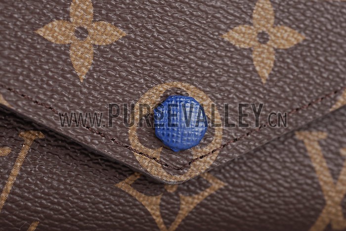 Louis Vuitton Josephine Blue Wallet