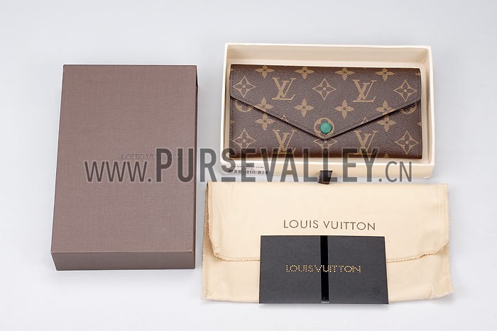 Louis Vuitton Josephine Green Wallet
