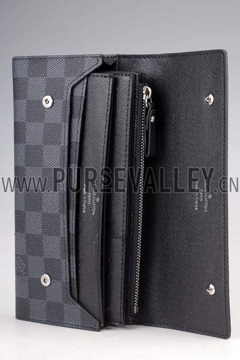 LV Adjustable Damier Graphite Wallet