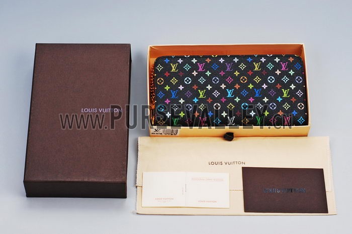 Louis Vuitton Insolite Pouchette Black Murakami With Pink