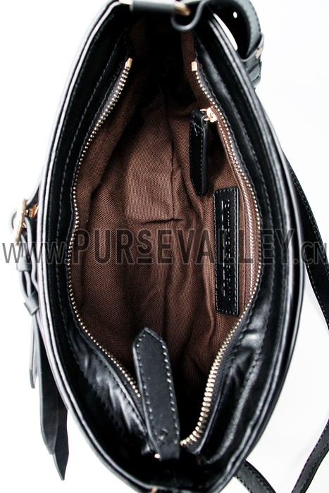 Burberry Bridle House Check Sling Bag Black