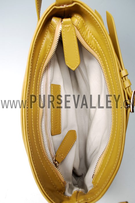 Burberry Bridle House Check Sling Bag Yellow