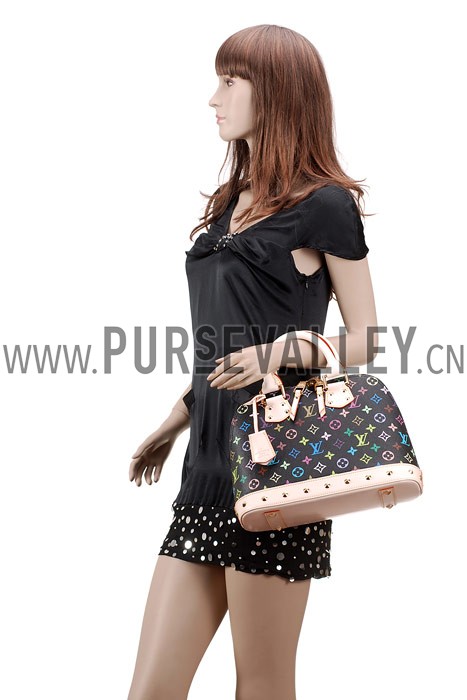 Louis Vuitton Black Murakami Alma PM