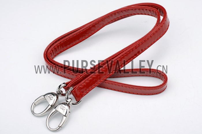 Dior Small Lady Cannage Bag Patent Leather Red