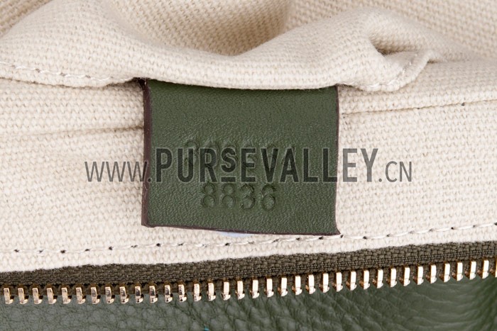 Gucci Soho Disco Shoulder Strap Bag Olive