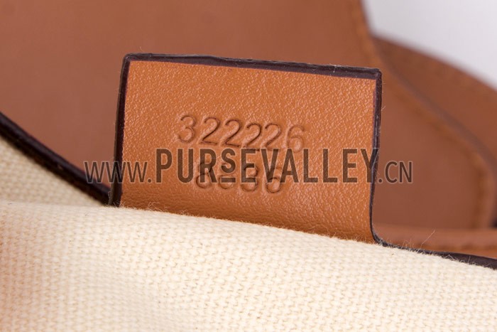 Gucci Emily Cognac Leather Hobo