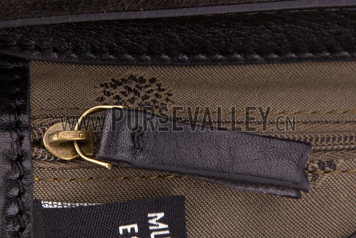 Mulberry Lily Black Leather Shoulder Bag