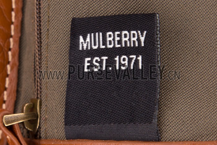 Mulberry Lily Cognac Leather Shoulder Bag