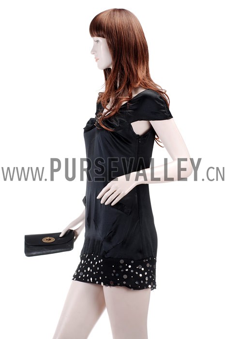 Mulberry Long Locked Purse Black
