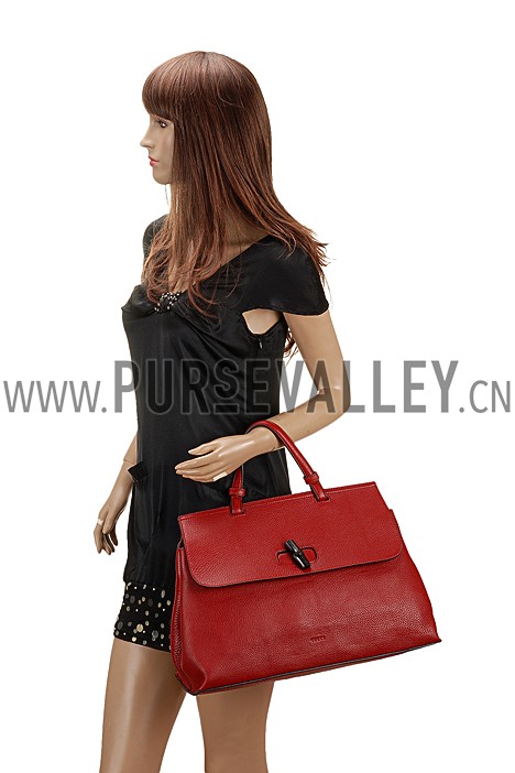 Gucci Bamboo Daily Bag Red