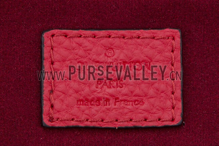 Louis Vuitton Alma in Taurillon Leather Red MM