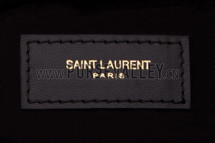 Saint Laurent Cassandre Tassel Black Clutch