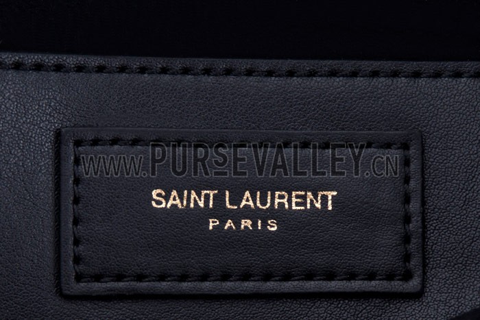 YSL Betty Medium Chain Shoulder Bag Black-White