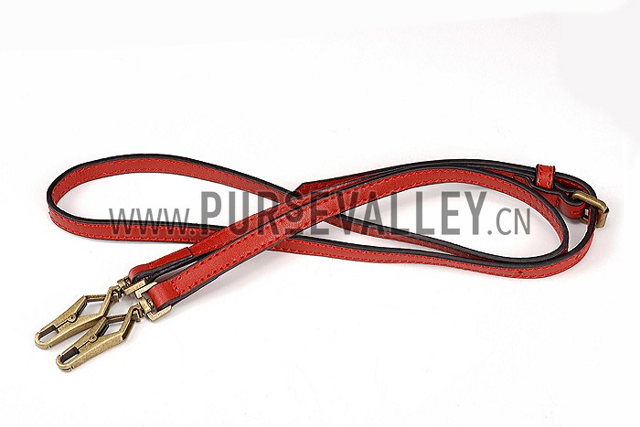 Burberry Canvas Check Foldover Crossbody Bag Cadmium Red 608276