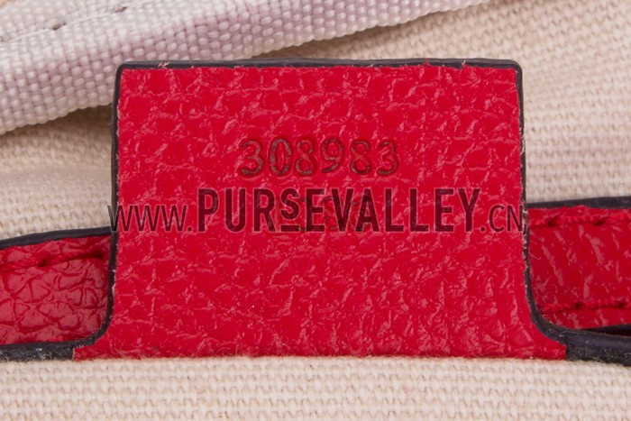 Gucci Medium Soho Rust Leather Shoulder Bag with Chain Straps