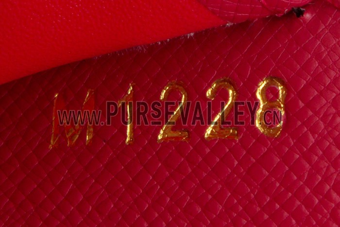 Louis Vuitton Damier Paillettes Wallet Red