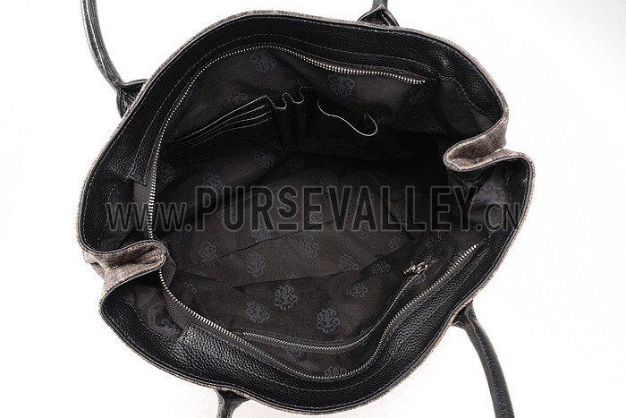 Chrome Hearts Brown Tweed Handbag 607424