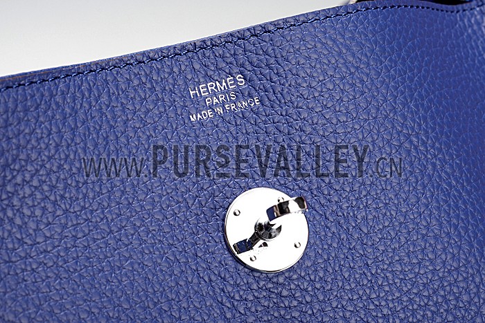 Hermes Lindy 30 Dark Blue Bag 607470