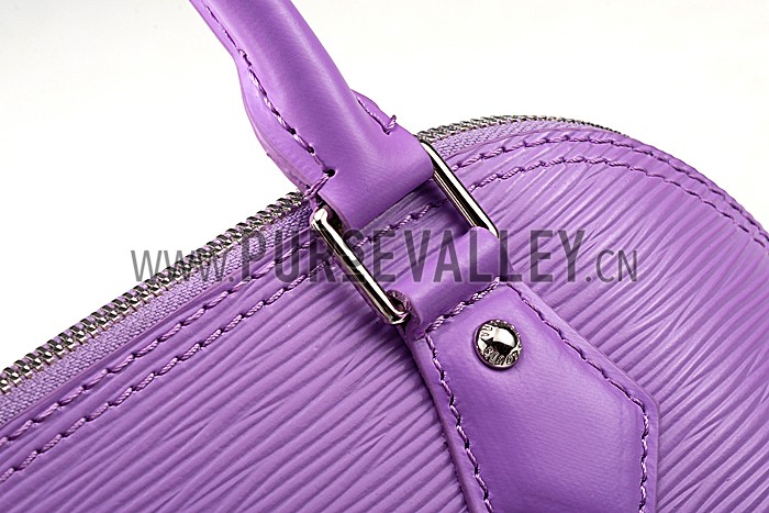 Louis Vuitton Alma BB Purple Epi Leather 607506