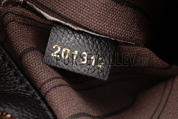 Louis Vuiton Montaigne Empreinte MM Black 607509