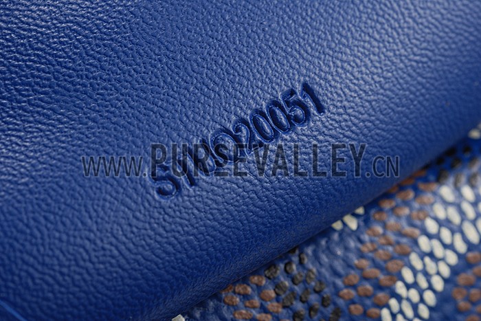 Goyard St Louis Tote Dark Blue 607690