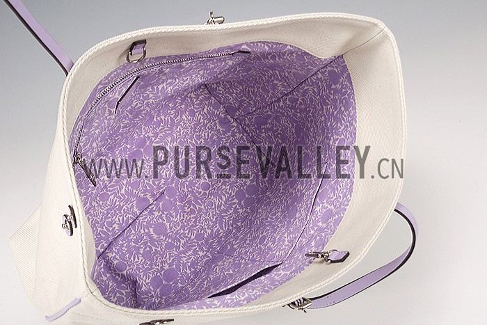Louis Vuitton Cabas Canvas Bag Lilas 607766