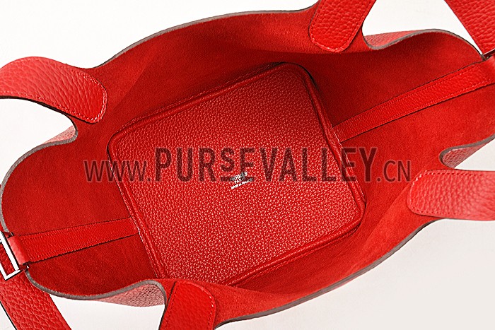 Hermes Picotin MM Red 607502