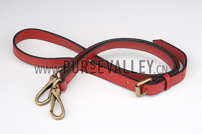 Burberry Large Canvas Check Tote Bag Red 607812