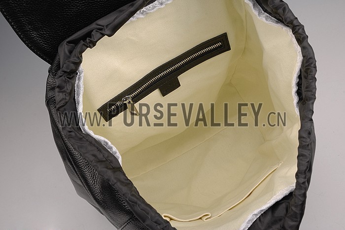 Gucci Leather Backpack Black 607930
