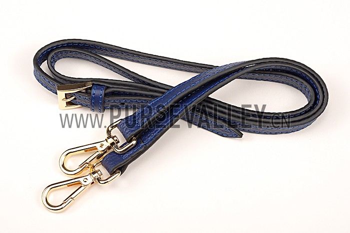 Prada Saffiano Soft Double Bag Blue