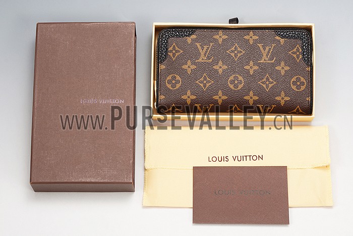 Louis Vuitton Zippy Wallet Retiro Wallet Black