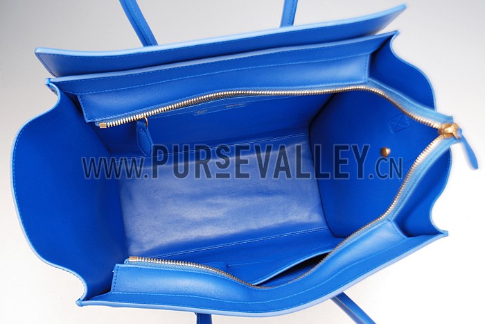 Celine Mini Luggage Blue