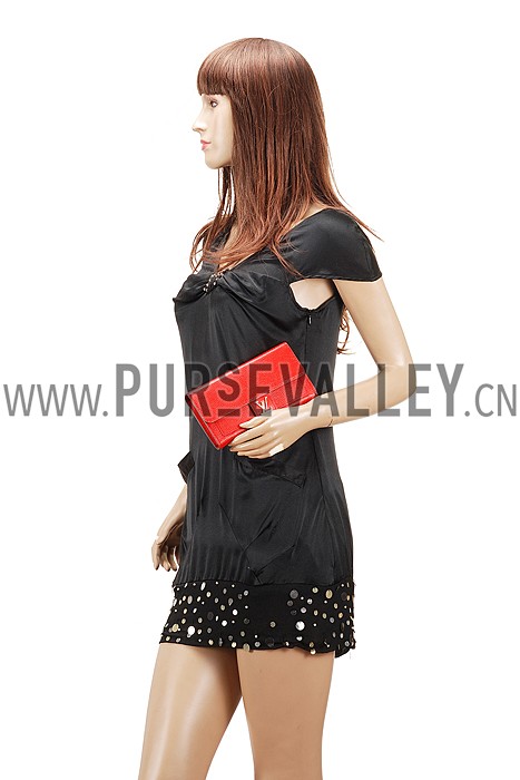 Louis Vuitton Lockme Wallet Red