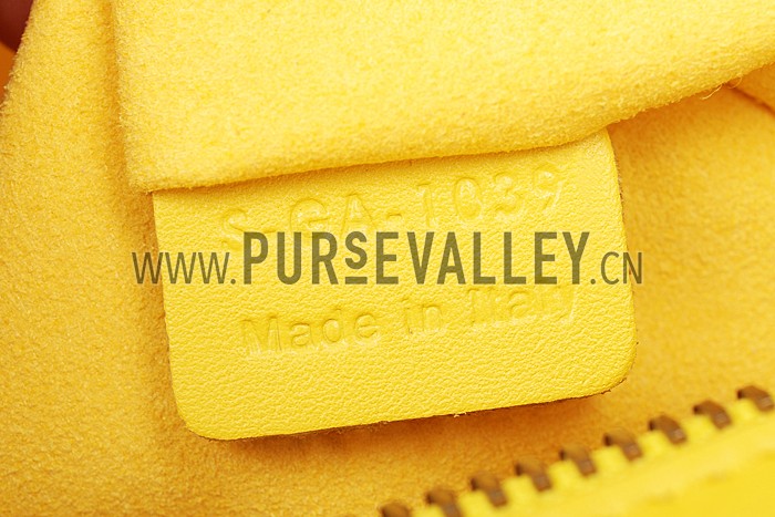 Celine Micro Luggage Yellow