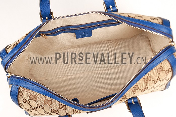 Gucci GG Classic Top Handle Bag Blue