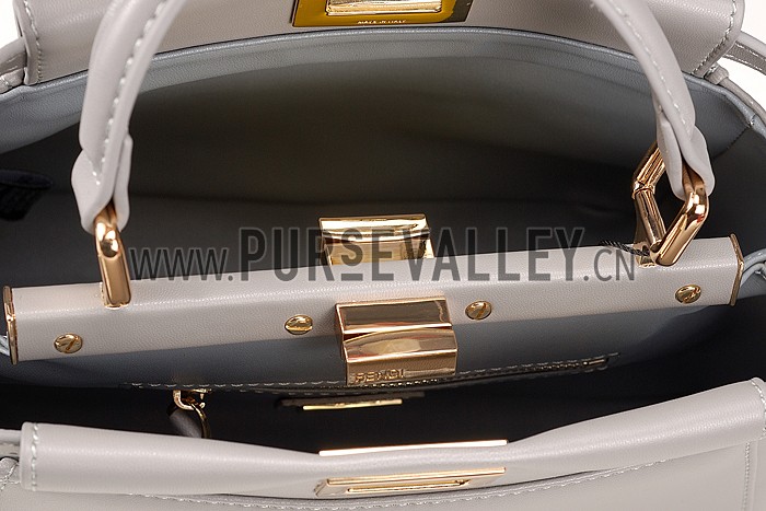 Fendi Peekaboo Karlito Capsule Detail Grey Bag