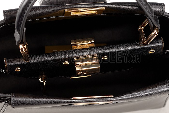 Fendi Peekaboo Karlito Capsule Black Bag