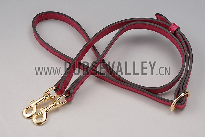 Gucci Boston Supreme Canvas Shoulder Bag Red & Fuchsia