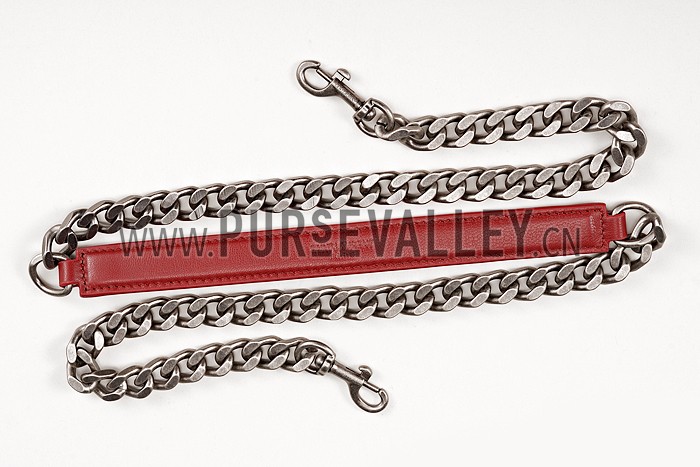 Saint Laurent College Monogram Medium Bag Dark Red