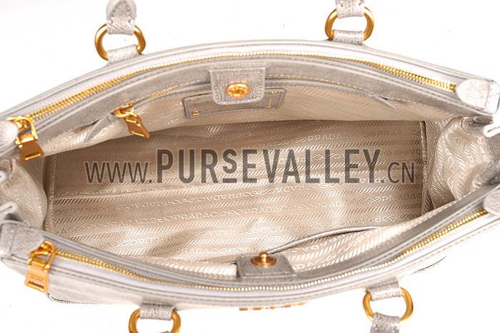 Prada Classic Satchel Grey